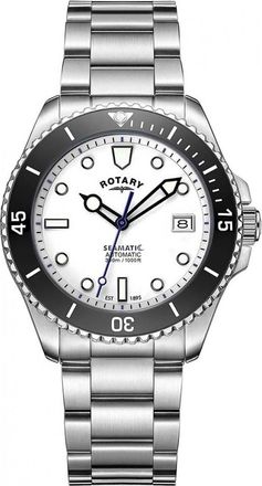 Rotary RGB05430-29 Mens Seamatic Watch - Silver - One Size