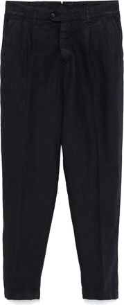 Eleventy Pantaloni in lino - Blu