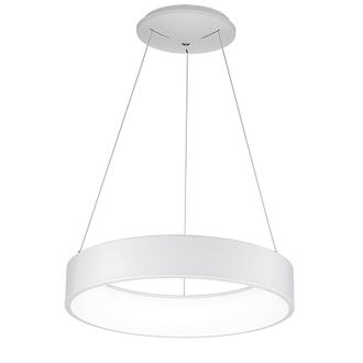 Rossini Illuminazione Chopin - Sospensione Tonda Led 60w 6580lm 3000k Ip20 In Metallo Bianco - Rossini Group - Lampada A Sospensione Per Interni Dal Design Moderno