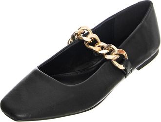 Steve Madden Schoenen, Dames, Zwart, 40 EU, Leer, Queenie Ballerina