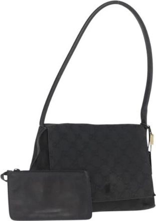 Gucci Pre-owned Shoulder Bags, female, Black, Size: ONE SIZE Pre-owned Vintage Shoulder Bag