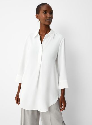 Contemporaine Womens Flowy Tunic Top blouse