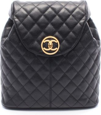 Chanel Leather Backpack (Pre-Owned)