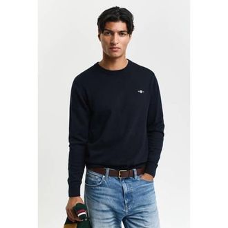 GANT gebreide trui donkerblauw