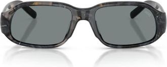 Diesel 55mm Oval Sunglasses in Brown/Grey Havana /Grey at Nordstrom