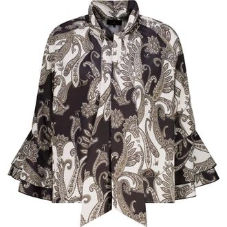 Monari Camicetta Paisley - - Blouses & Shirts - Donna - Multicolore - L
