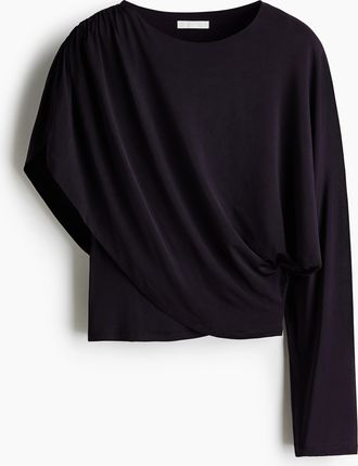 H&M Asymmetrisches Jerseyshirt - Purple