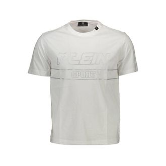Plein Sport White Cotton Mens Mens T-Shirt