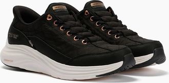 Skechers Womens Skechers Slip-Ins Contour Foam Cozy Fit Womens Black Trainers - Size: 8