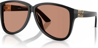 Miu Miu Dames, Accessoires, Zwart, Maat: 61 MM Polyamide