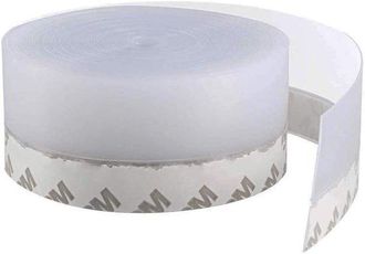 OEM Cinta De Sellado De Silicona, 8 M, Transparente, Autoadhesiva, Con Borde Inferior Biselado, Resistente Al Agua, Al Viento Y Al Polvo