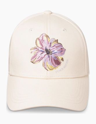 Fynch-Hatton Womens Flower cap - White - Size: ONE size