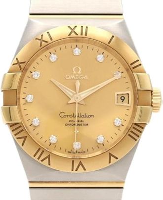 Omega Pre-owned Vintage Automatisch Polshorloge - Heren - Vintage Horloges - Geel - ONE Size - Vintage
