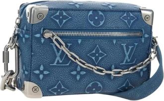 Louis Vuitton Pre-owned Vintage Monogram Shoulder Bag - unisex - Vintage Schoudertas - Blauw - ONE Size - Vintage