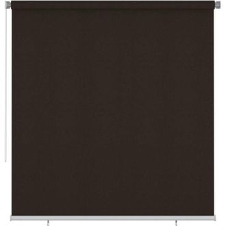 vidaXL Persiana Enrollable De Jard&iacute;n Hdpe Marr&oacute;n 220x230 Cm Vidaxl