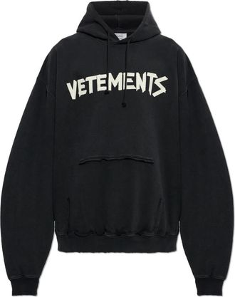 VETEMENTS The Hoodie - Heren - Hoodies - Zwart - M - Katoen - Hoodies & sweatvesten