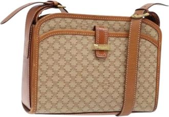 Celine Pre-owned Cross Body Bags, female, Beige, Size: ONE SIZE Pre-owned Plastic Cross Body Bag