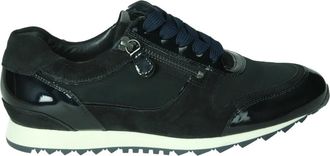 Hassia Blauwe Sportieve Lage Damesschoenen - Dames - Sneakers - Blauw - 43 1/2 EU - Leer - Schoenen