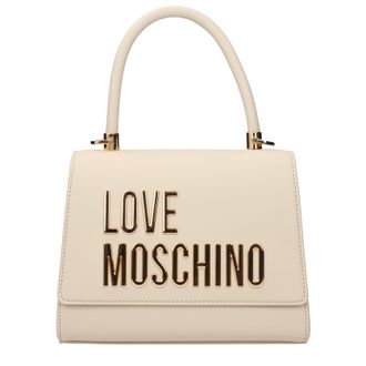 Love Moschino Damens Handtaschen Polyurethan Beige/Elfenbein
