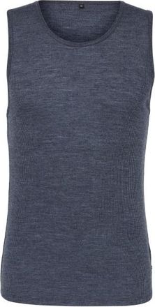 Stoic MerinoRib RonnebySt. Tank Merinoshirt f&uuml;r Herren | blau