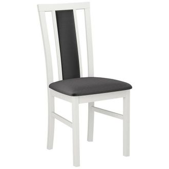 Mirjan24 Silla Victorville 157, Blanco, 93x43x40cm, Tapiz, De Madera, Madera, Muebles Ya Montados