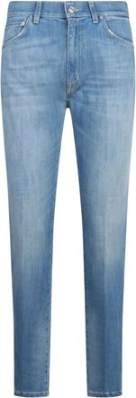 Dondup Jeans, Dames, Blauw, W26, Katoen, Daila Slim Jeans