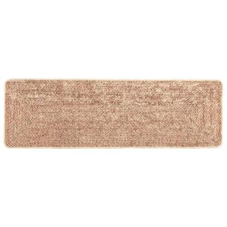 vidaXL Pasillo De Alfombra Marsa Amarillo 100 X 300 Cm Poli&eacute;ster Y Pvc Vidaxl
