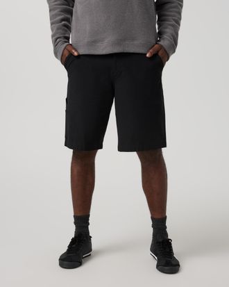 Vuori Clothing Meta Canvas Carpenter Shorts 10 | Black | 28