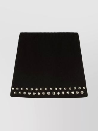 Alanui wool mini skirt