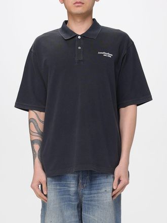 Acne Studios Polo in cotone organico con logo Acne Studios
