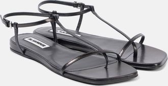 Jil Sander Leather thong sandals
