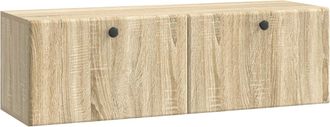 vidaXL Mueble De Tv De Pared 98 X 31 X 30 Cm Roble Sonoma Vidaxl