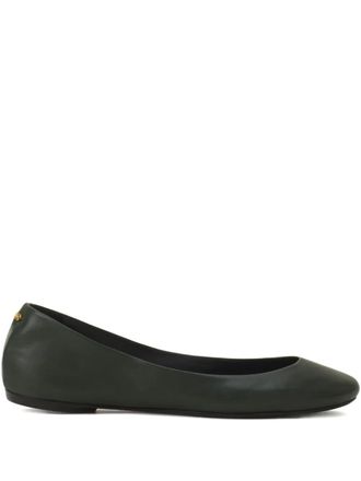 Lanvin leather ballet flats - Green