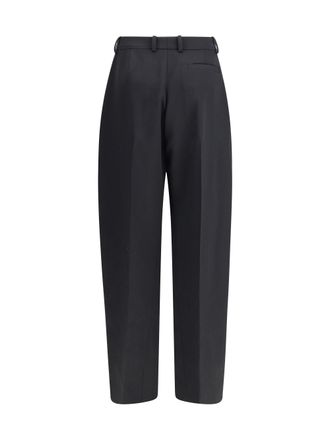 Givenchy Grain de Poudre Wool Tailored Trousers - Black