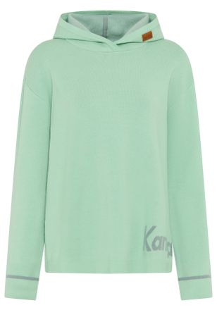 Kangaroos Kapuzenpullover KANGAROOS, Damen, Gr. 40/42, hellgr&uuml;n, Feinstrick, Obermaterial: 50% Viskose, 26% Polyester, 24% Polyamid, l&auml;ssig geschnitten h&uuml;ftlang