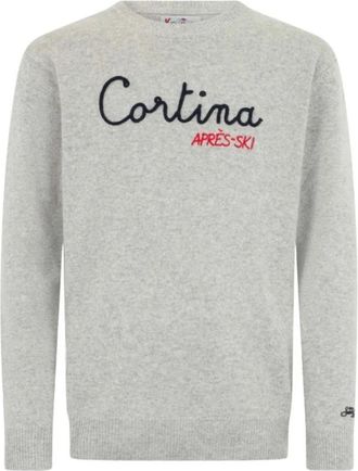 MC2 Saint Barth Heren, Truien, Grijs, Maat: 2XL Wol