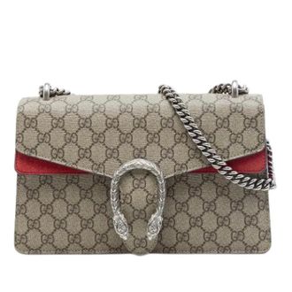 Gucci Pre-owned Dionysus Shoulder Bag - Dames - Pre-owned - Beige - Maat: ONE Size Leer