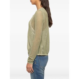 Zadig&Voltaire Organic Cotton Blend Cardigan - Green