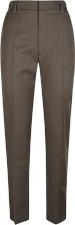 Victoria Beckham Straight Broeken - Dames - Straight fit broeken - Bruin - XS - Broeken