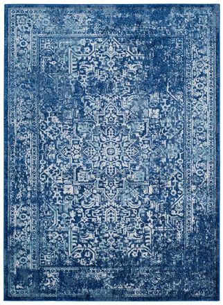 Safavieh Alfombra azul marino/marfil 201 x 274 cm