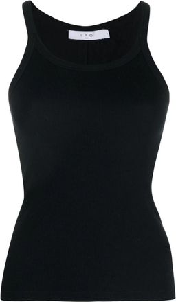 Iro Spaghetti-straps Cotton Top