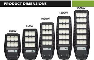 OEM L&aacute;mpara Solar Led Potente Vogler 1500w Con Sensor De Movimiento Radar Y Crepuscular