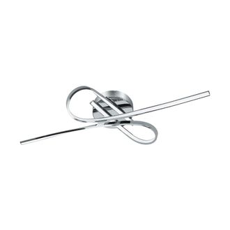 Eglo Selvina Knotted Ceiling Light - White & Chrome | TJ Hughes