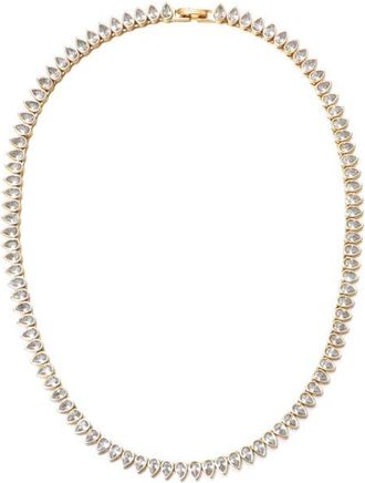 st. Moran Pear Crystal Collar Necklace in Gold at Nordstrom
