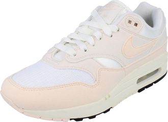 Nike Womens Air Max 1 Trainers DZ2628 Sneakers Shoes (UK 7.5 US 10 EU 42, sail Guava ice Phantom Black 111)