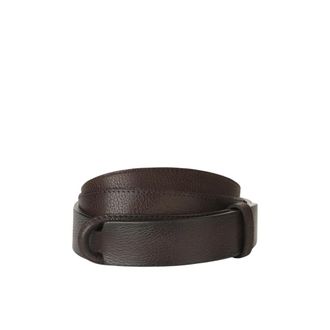 Orciani Belts, male, Brown, Size: ONE SIZE Leather Nobuckle Belt