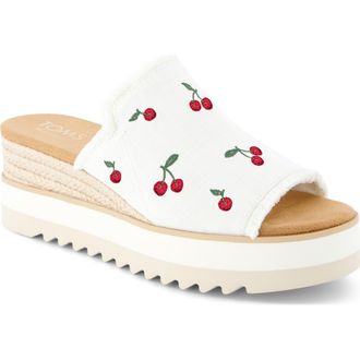 Toms Diana Mule Sandal in Natural at Nordstrom, Size 7.5