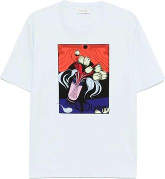Lanvin T-shirt con stampa - Blu