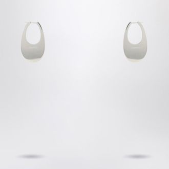 Coperni Large silver Swipe earrings