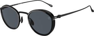 Giorgio Armani AR6148T 327787 Mens Sunglasses Black Size 46